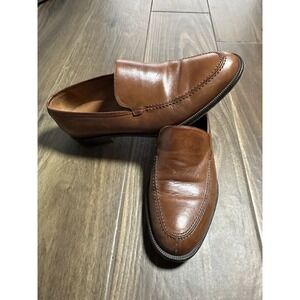 Bostonian Mens Brown Leather Loafer‎ Shoes Made in Italy Size 9 W